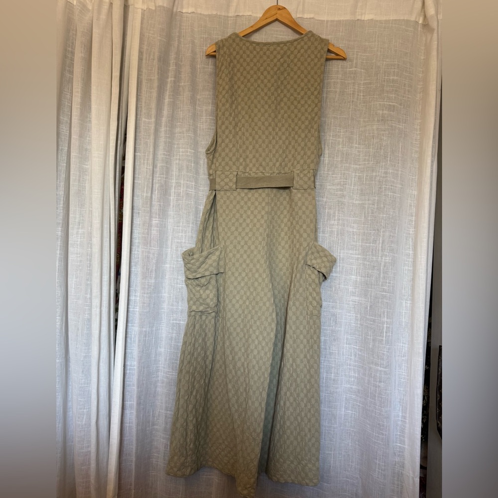 Free People She’s a Catch Wide Leg Cropped Jumpsuit Waffle Knit - Picture 2 of 9